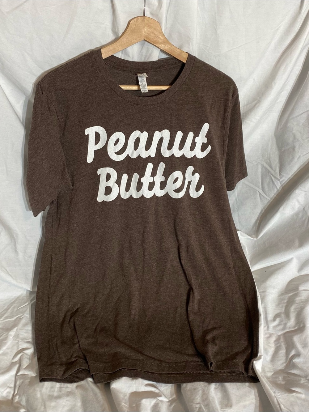 Bella Canvas Tri-blend “Peanut Butter” Brown Graphic Tee